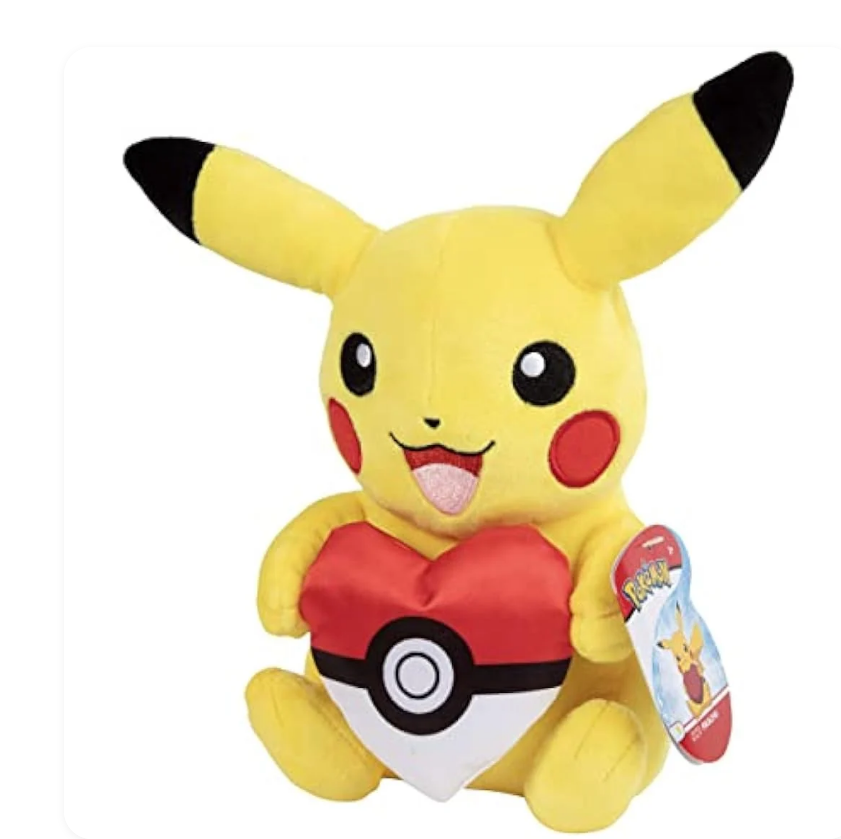 pokemon 20cm Pikachu Plush (Pikachu Heart)