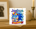 Personalized sonic name Birthday Card