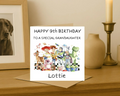 Personalized toy story group name Birthday Card