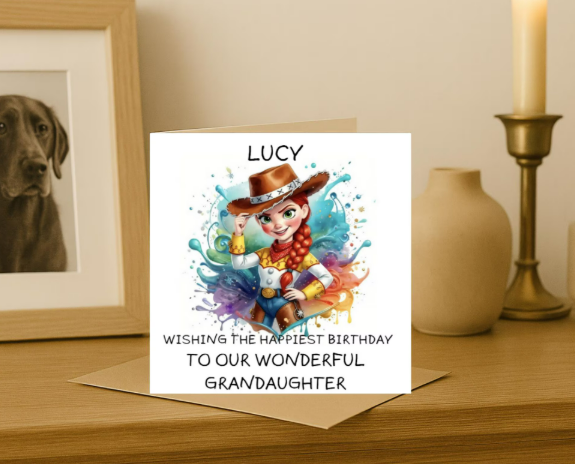 Personalized jessie  Birthday Card