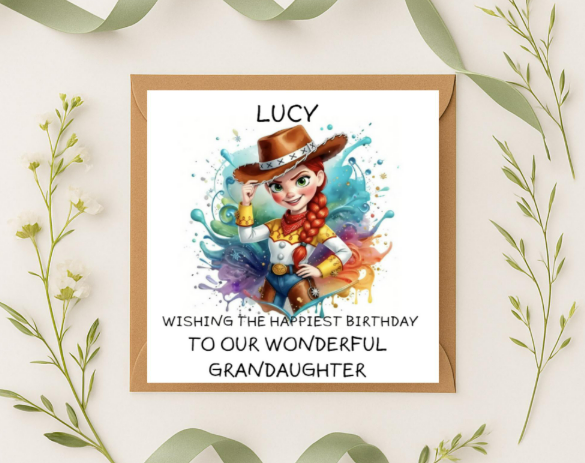 Personalized jessie  Birthday Card