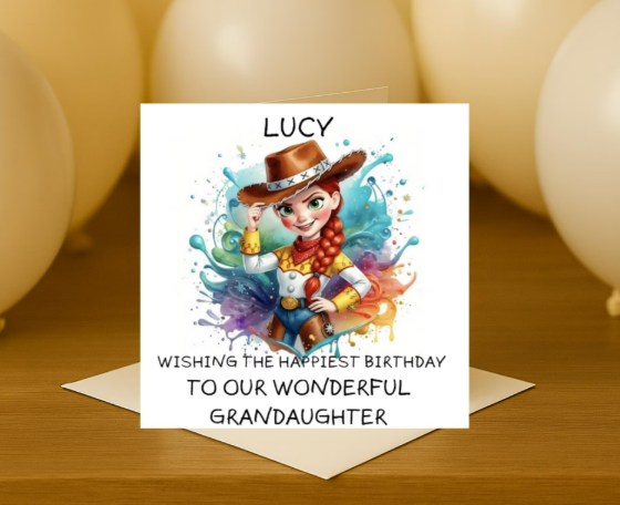 Personalized jessie  Birthday Card