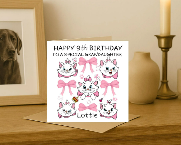 Personalized marie squared  Birthday Card