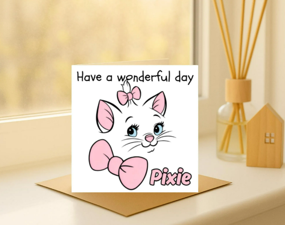 Personalized marie  Birthday Card