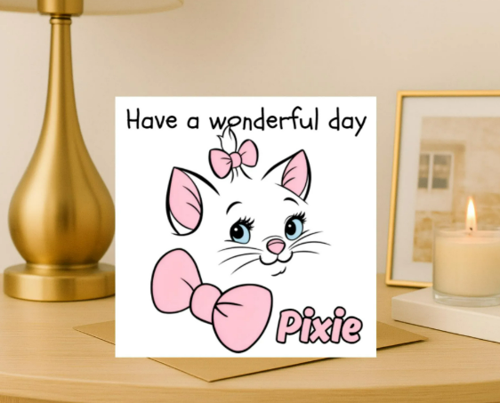 Personalized marie  Birthday Card