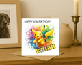 Personalized pickachu Birthday Card