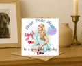 Personalized Sabrina Carpenter name Birthday Card