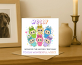 Personalized Labubu Birthday Card