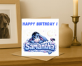 Personalized Eeyore Birthday Card