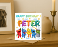 Personalized sesame street Birthday Card